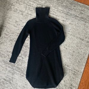 Wilfred - Black Turtleneck Sweater Dress - XXS